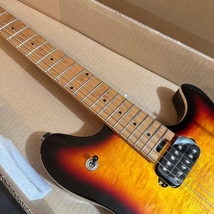 EVH Wolfgang WG Standard QM Electric Guitar - 3 Tone Sunburst