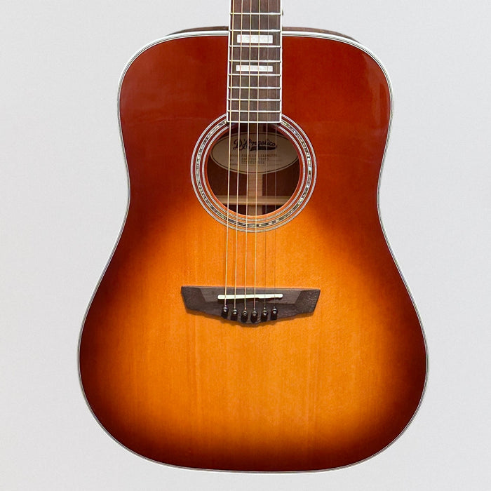 D'Angelico Premier Series Lexington Dreadnought Acoustic-Electric Guitar - Ice Tea Burst