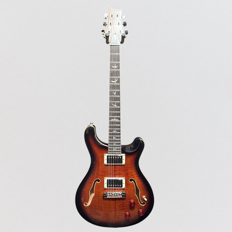 Paul Reed Smith PRS SE Hollowbody II Piezo Electric Guitar w/ Case - Black Gold Burst