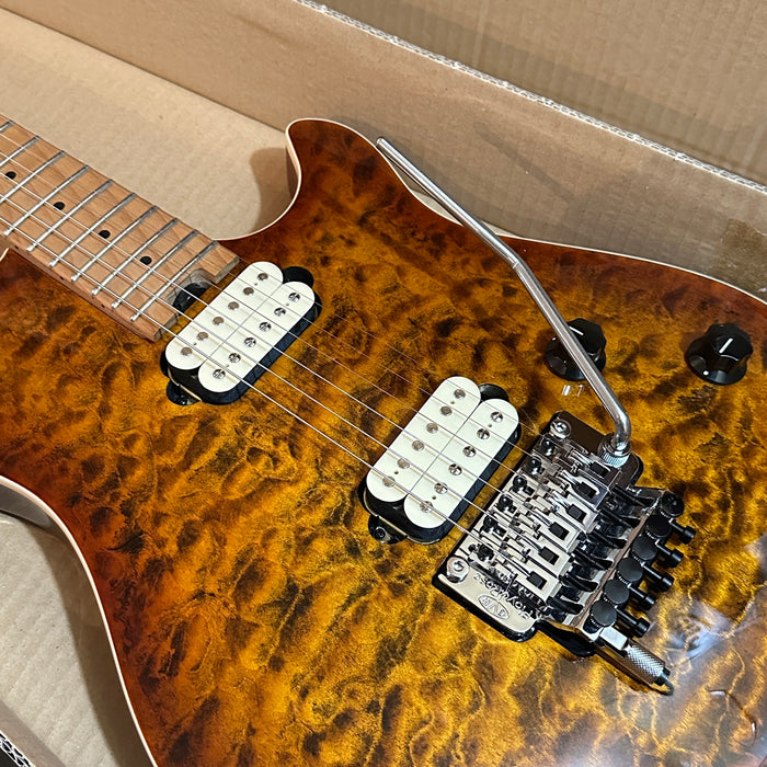 EVH Wolfgang Special QM Electric Guitar - Tiger Eye Glow