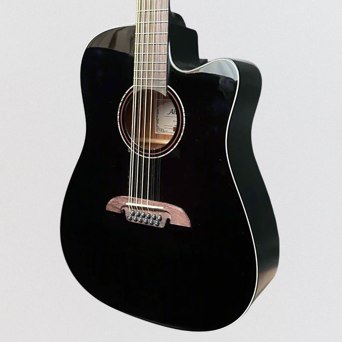 Alvarez AD60CE 12 String Dreadnought Acoustic Electric Guitar - Black