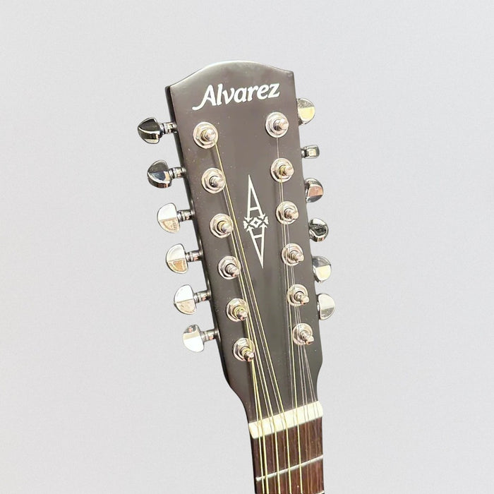 Alvarez AD60CE 12 String Dreadnought Acoustic Electric Guitar - Black