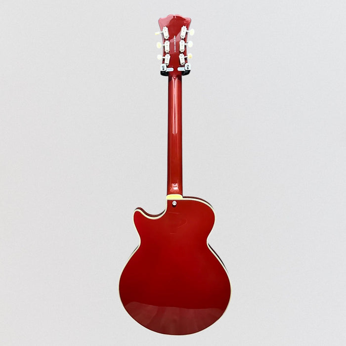 D'Angelico Excel Mini SS Tour Semi Hollowbody Electric Guitar - Solid Wine