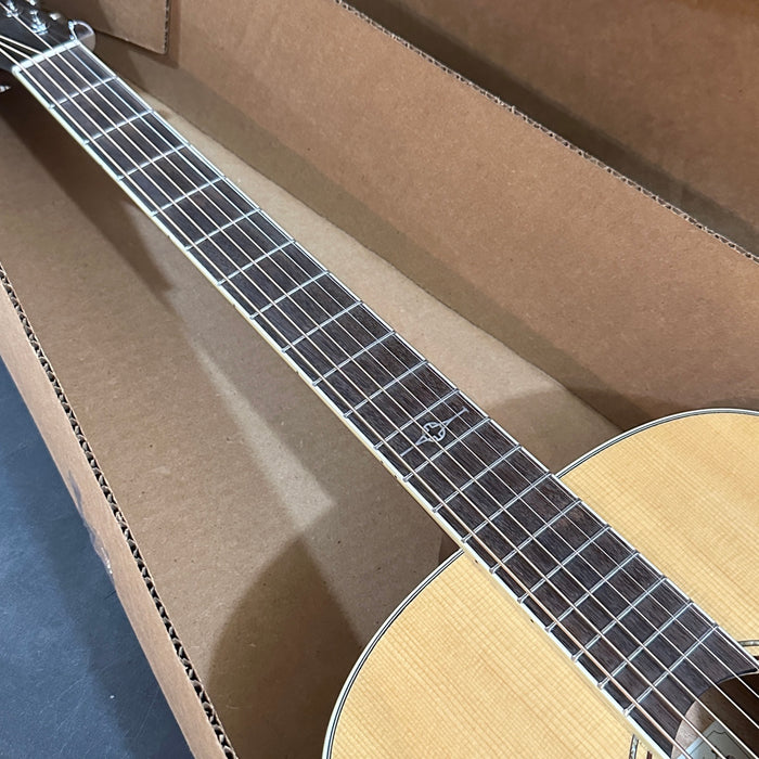 Alvarez ABT60E Baritone Jumbo Acoustic Electric Guitar - Natural