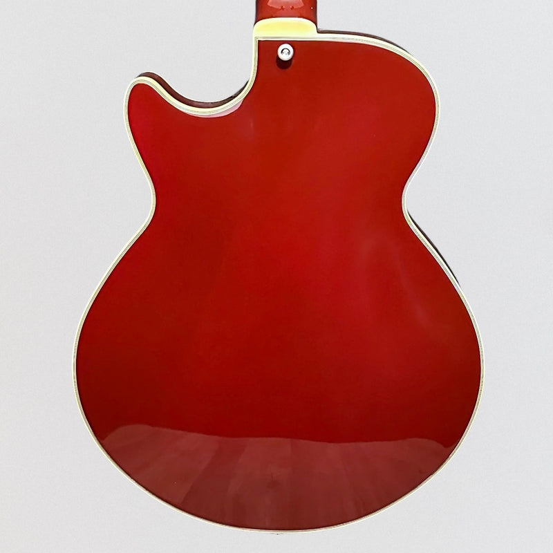 D'Angelico Excel Mini SS Tour Semi Hollowbody Electric Guitar - Solid Wine