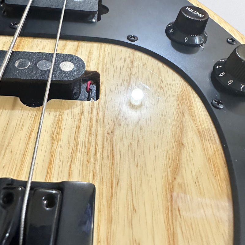 Schecter Justin Beck V Ani 4-string Electric Bass Guitar - Gloss Natural