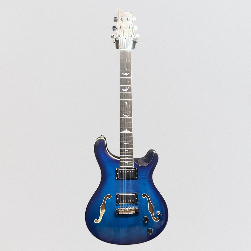 Paul Reed Smith PRS SE Hollowbody II Electric Guitar w/ Case - Faded Blue Burst