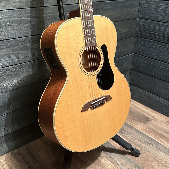 Alvarez ABT60E Baritone Jumbo Acoustic Electric Guitar - Natural