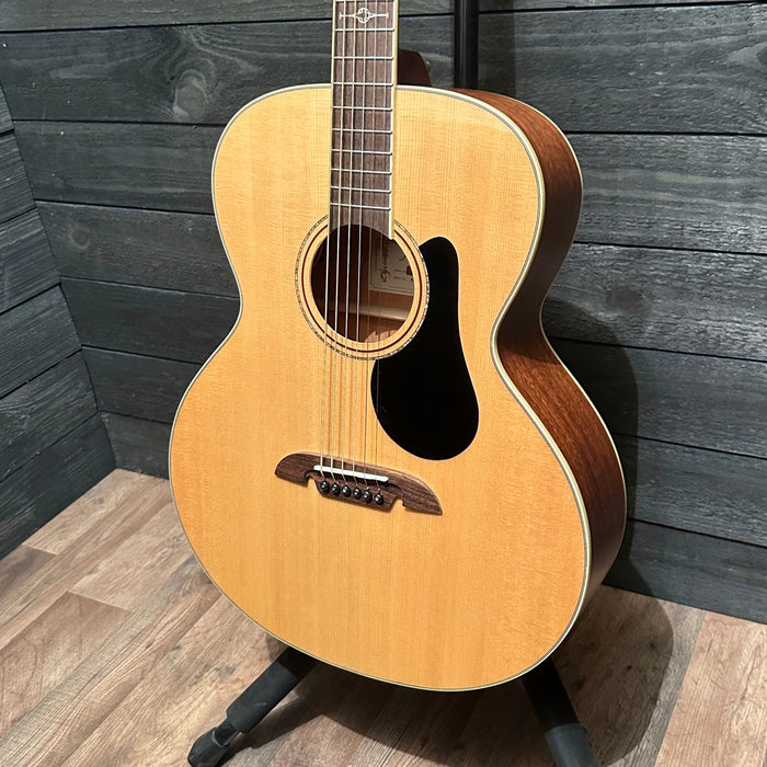 Alvarez ABT60E Baritone Jumbo Acoustic Electric Guitar - Natural