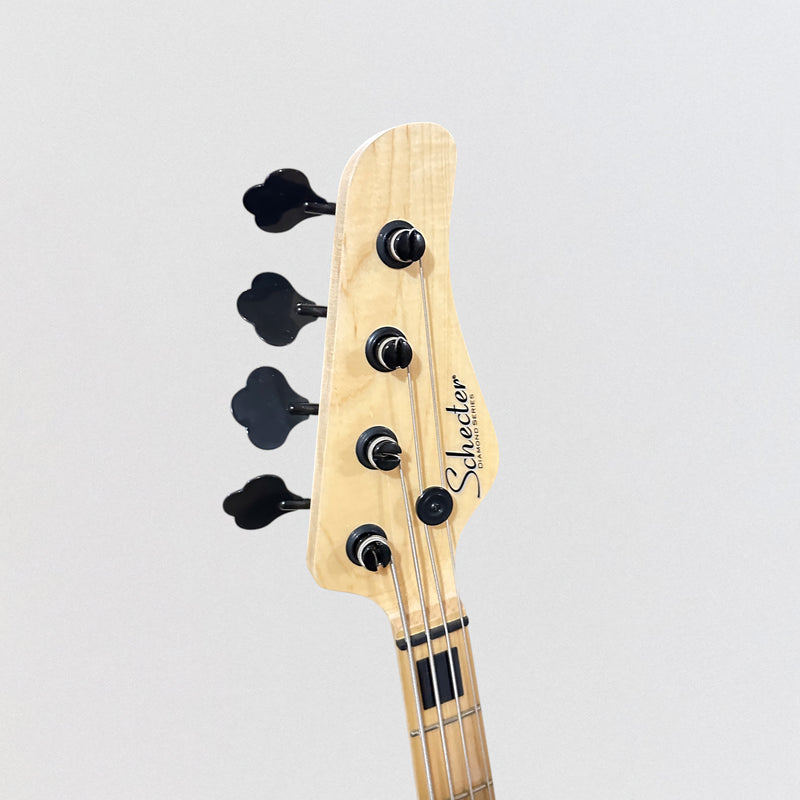 Schecter Justin Beck V Ani 4-string Electric Bass Guitar - Gloss Natural