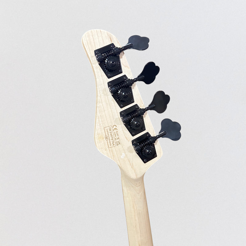 Schecter Justin Beck V Ani 4-string Electric Bass Guitar - Gloss Natural