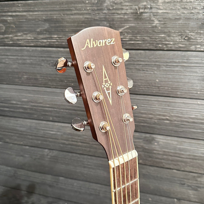 Alvarez ABT60E Baritone Jumbo Acoustic Electric Guitar - Natural