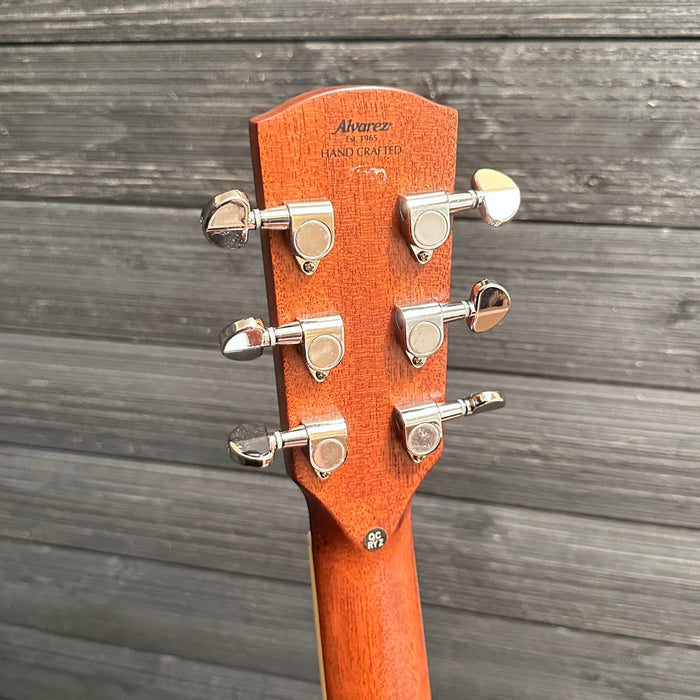 Alvarez ABT60E Baritone Jumbo Acoustic Electric Guitar - Natural