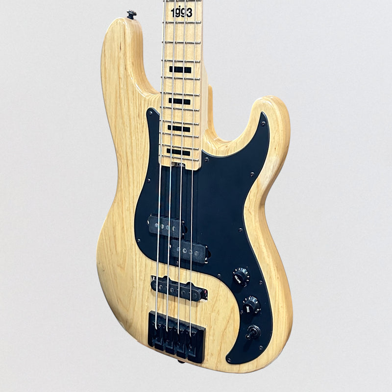 Schecter Justin Beck V Ani 4-string Electric Bass Guitar - Gloss Natural