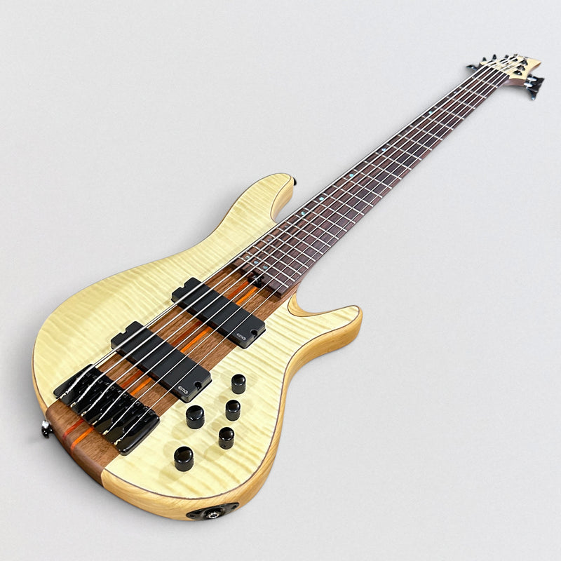 Schecter Charles Berthoud CB 6 String Electric Bass Guitar - Natural