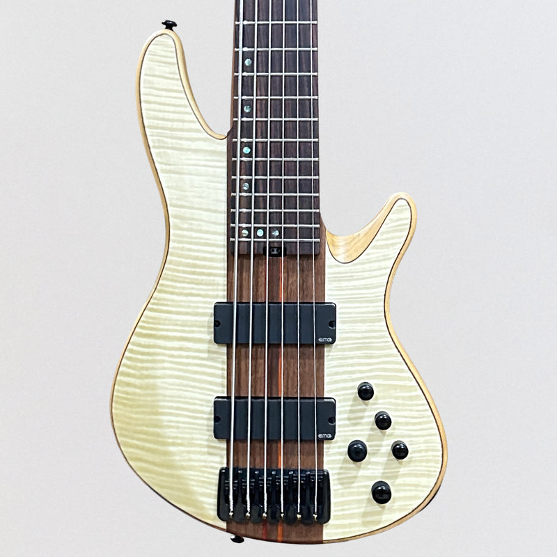 Schecter Charles Berthoud CB 6 String Electric Bass Guitar - Natural