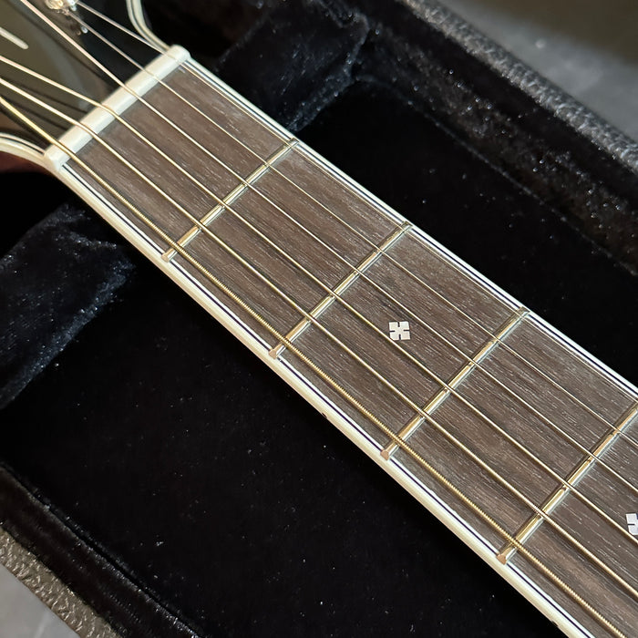 Fender Paramount PD-220E Dreadnought Natural Acoustic-Electric Guitar w/ Case