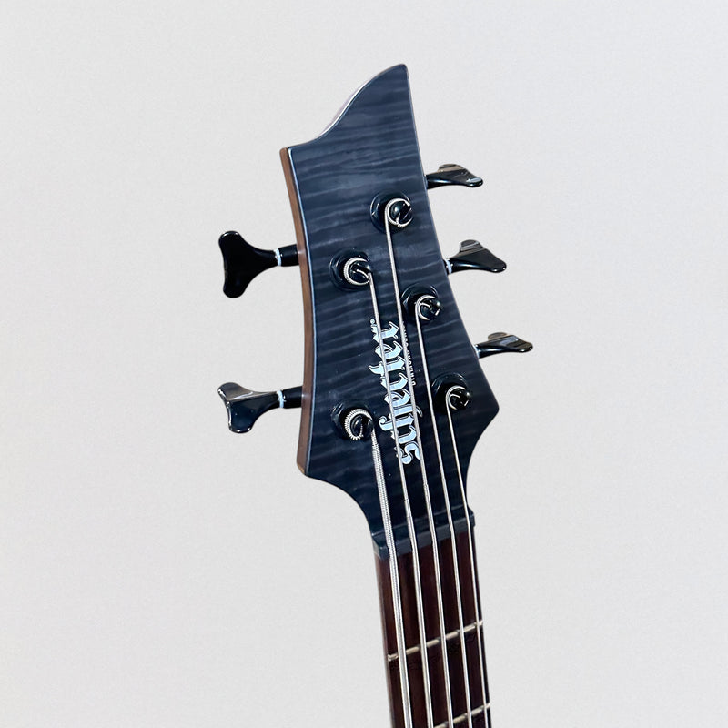 Schecter Charles Berthoud CB 5 String Electric Bass Guitar - See Thru Black