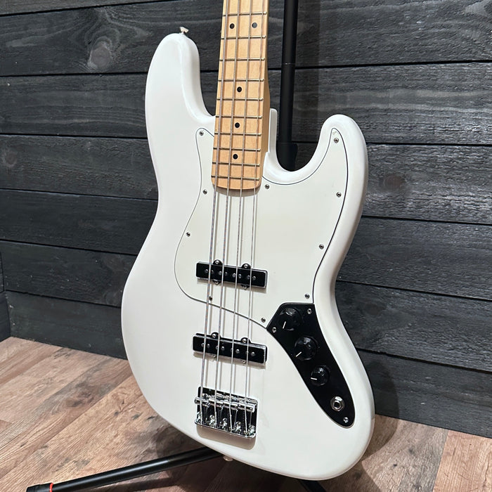 Fender Player Jazz Bass 4 String Electric Bass Guitar 2022 - Polar White