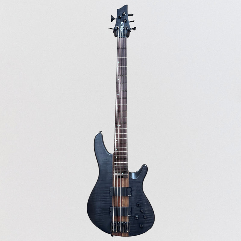 Schecter Charles Berthoud CB 5 String Electric Bass Guitar - See Thru Black