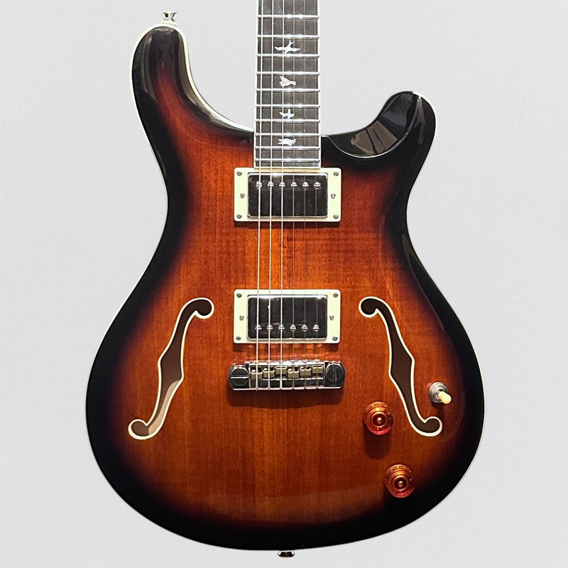 Paul Reed Smith PRS SE Hollowbody II Electric Guitar w/ Case - Black Gold Burst