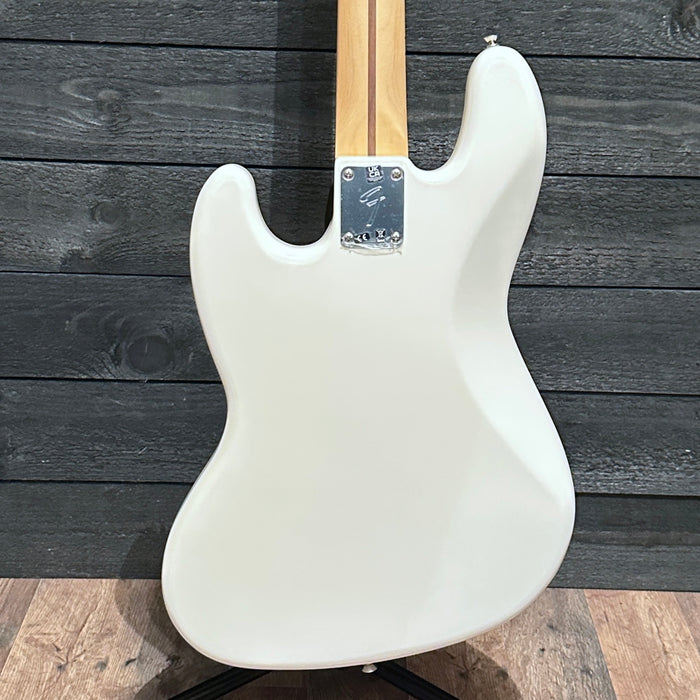 Fender Player Jazz Bass 4 String Electric Bass Guitar 2022 - Polar White