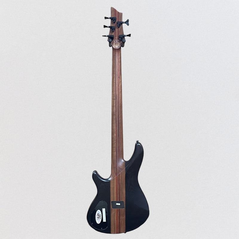 Schecter Charles Berthoud CB 5 String Electric Bass Guitar - See Thru Black