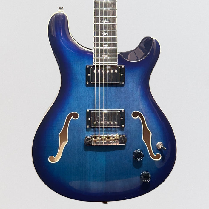 Paul Reed Smith PRS SE Hollowbody II Electric Guitar w/ Case - Faded Blue Burst