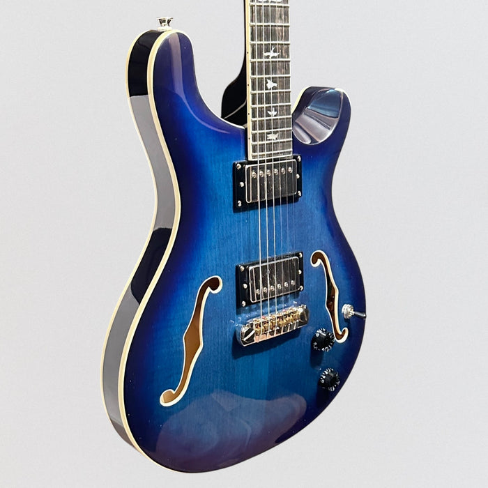 Paul Reed Smith PRS SE Hollowbody II Electric Guitar w/ Case - Faded Blue Burst