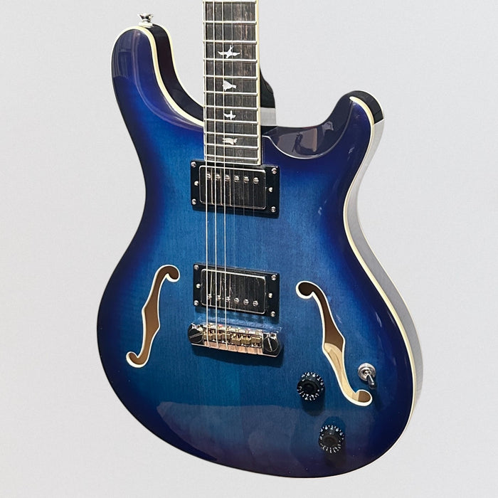 Paul Reed Smith PRS SE Hollowbody II Electric Guitar w/ Case - Faded Blue Burst