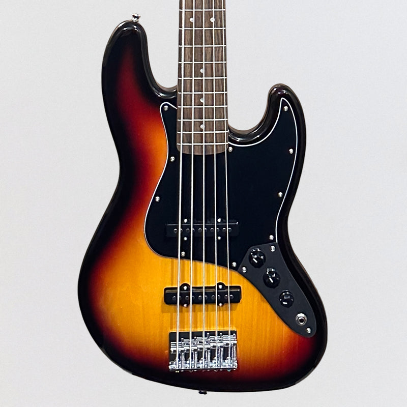 Fender Squier Affinity Jazz V 5 String Electric Bass Guitar - Sunburst