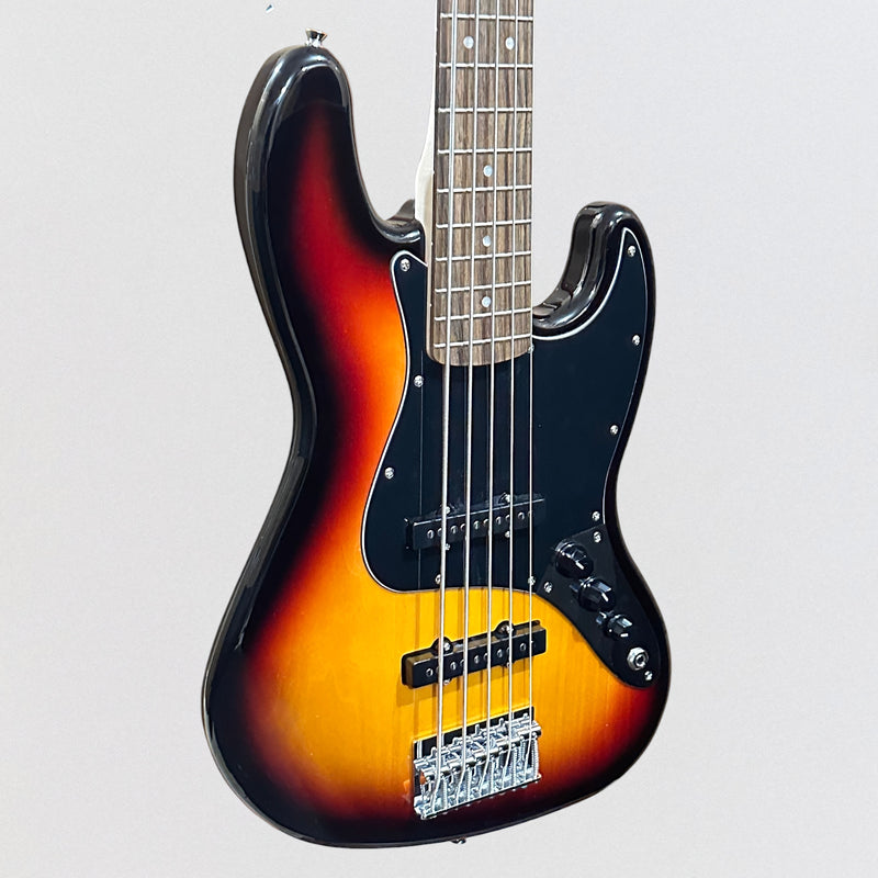 Fender Squier Affinity Jazz V 5 String Electric Bass Guitar - Sunburst