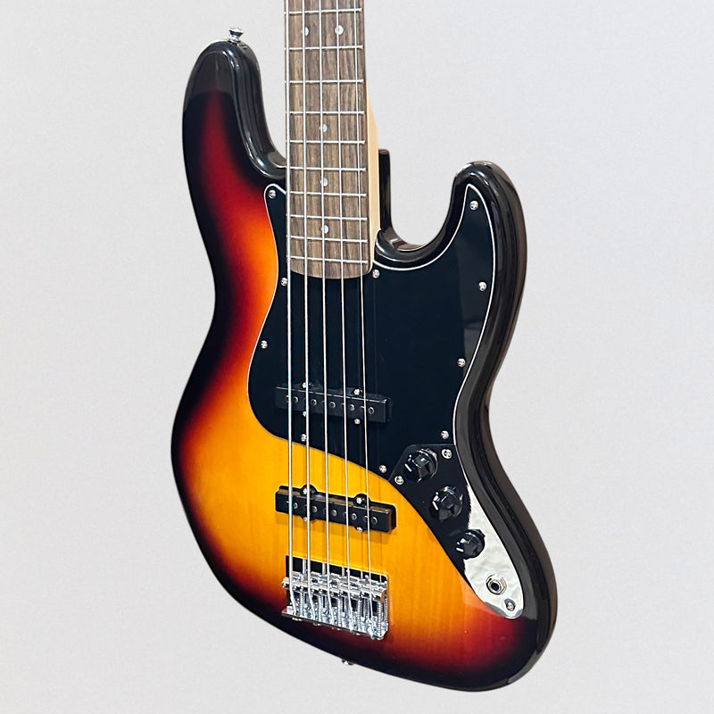 Fender Squier Affinity Jazz V 5 String Electric Bass Guitar - Sunburst