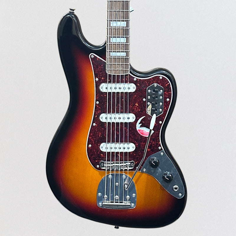 Fender Squier Classic Vibe Bass VI 6 String Electric Bass Guitar - Sunburst