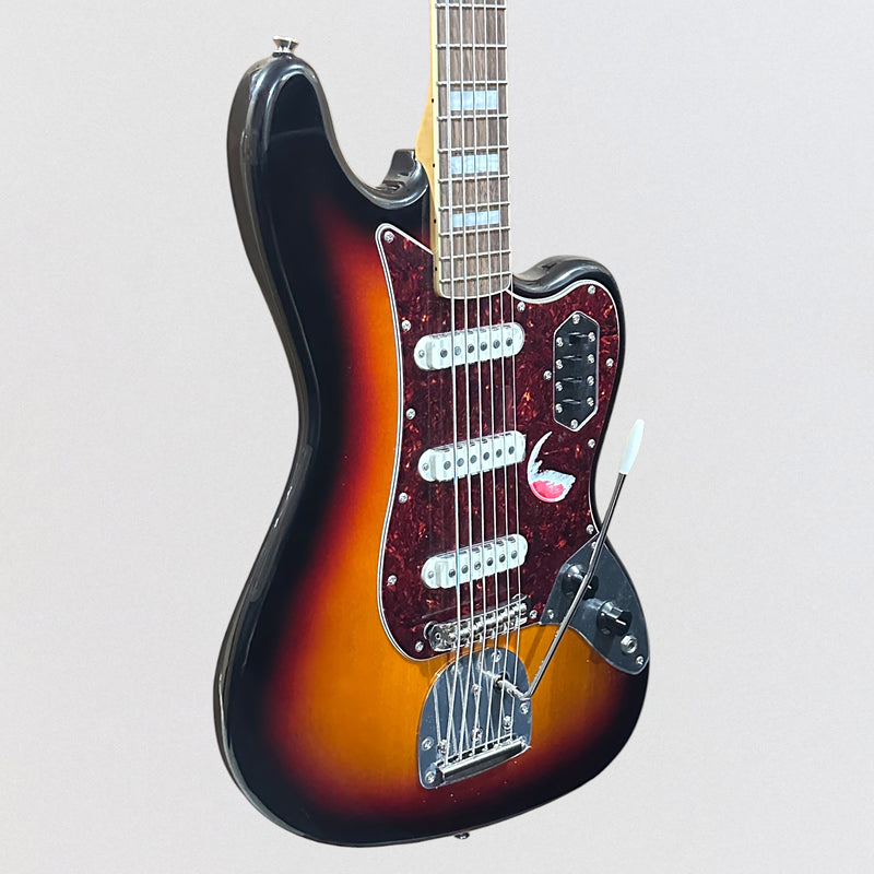 Fender Squier Classic Vibe Bass VI 6 String Electric Bass Guitar - Sunburst