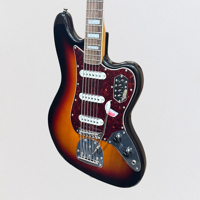Fender Squier Classic Vibe Bass VI 6 String Electric Bass Guitar - Sunburst