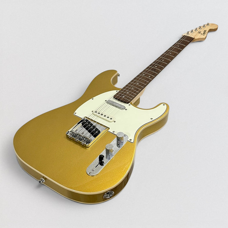 Fender Squier Paranormal Custom Nashville Stratocaster Electric Guitar - Aztec Gold