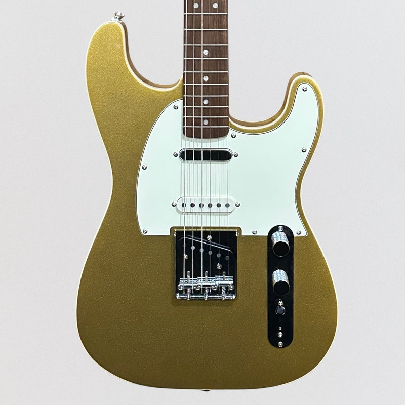 Fender Squier Paranormal Custom Nashville Stratocaster Electric Guitar - Aztec Gold