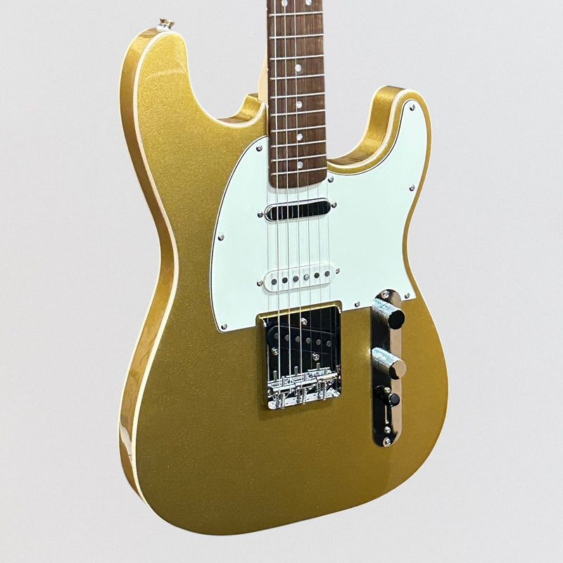 Fender Squier Paranormal Custom Nashville Stratocaster Electric Guitar - Aztec Gold