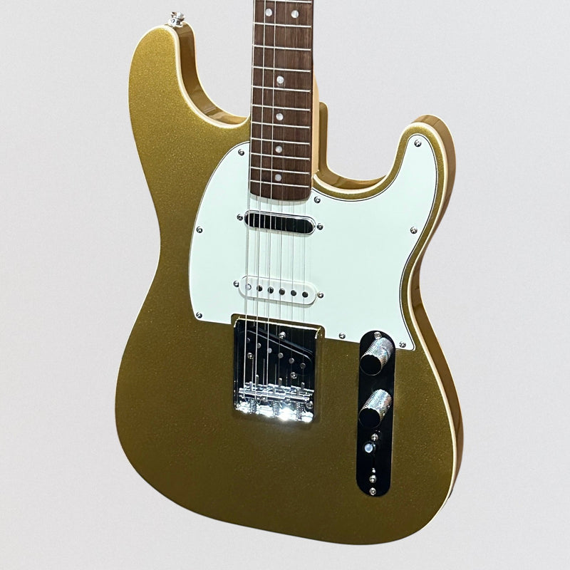 Fender Squier Paranormal Custom Nashville Stratocaster Electric Guitar - Aztec Gold
