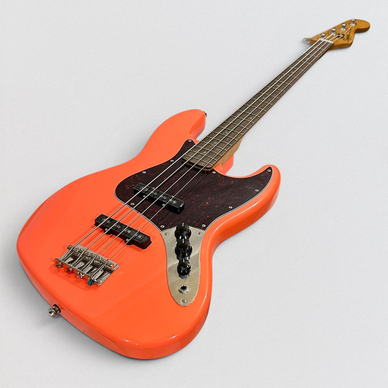 Fender Squier Classic Vibe '60s Jazz 4 String Electric Bass Guitar - Tahitian Coral