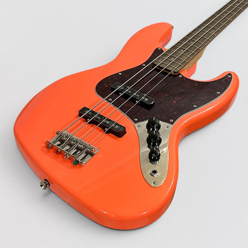 Fender Squier Classic Vibe '60s Jazz 4 String Electric Bass Guitar - Tahitian Coral