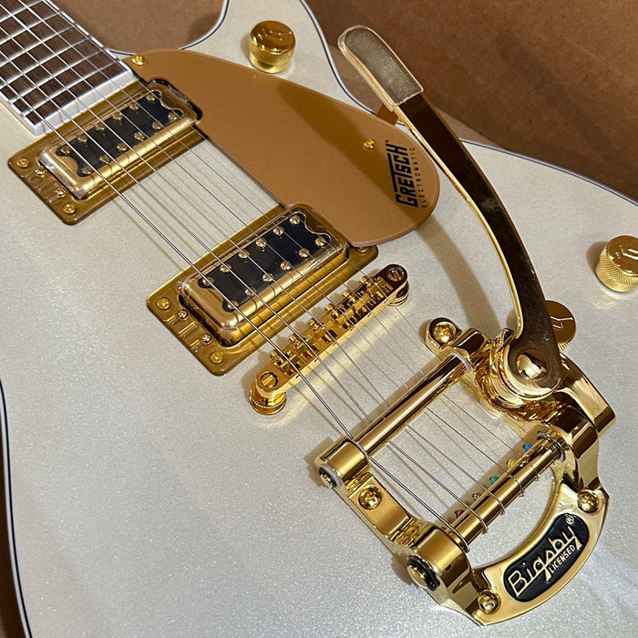 Gretsch Guitars G5237TG Electromatic Jet FT Bigsby Limited-Edition Electric Guitar - Champagne White
