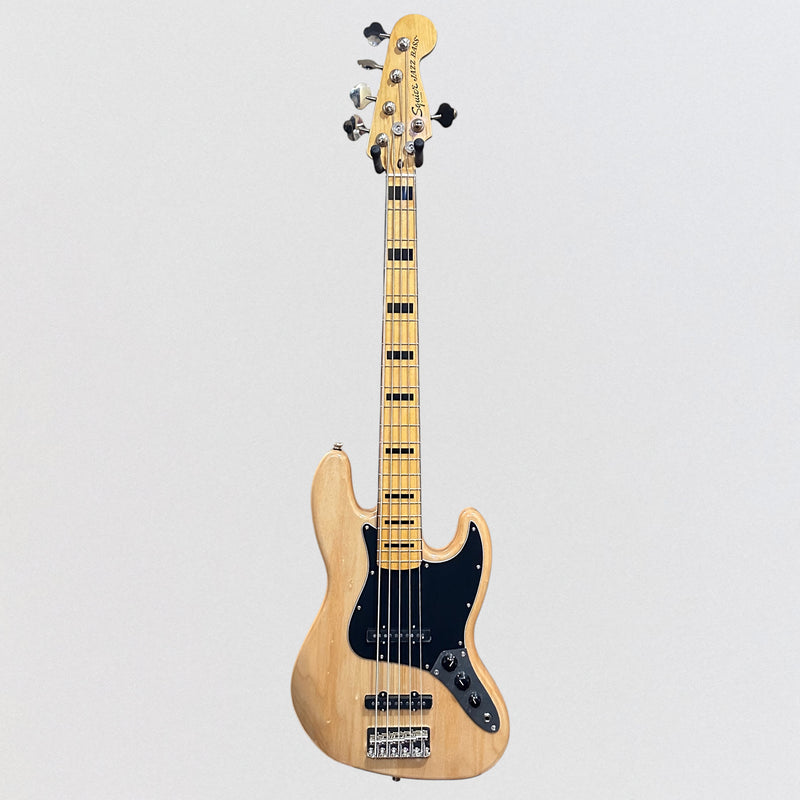 Fender Squier Classic Vibe '70s Jazz 4 String Electric Bass Guitar - Natural