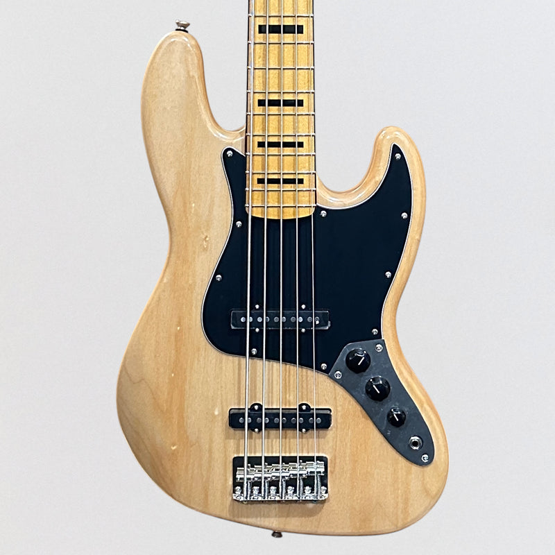 Fender Squier Classic Vibe '70s Jazz 4 String Electric Bass Guitar - Natural