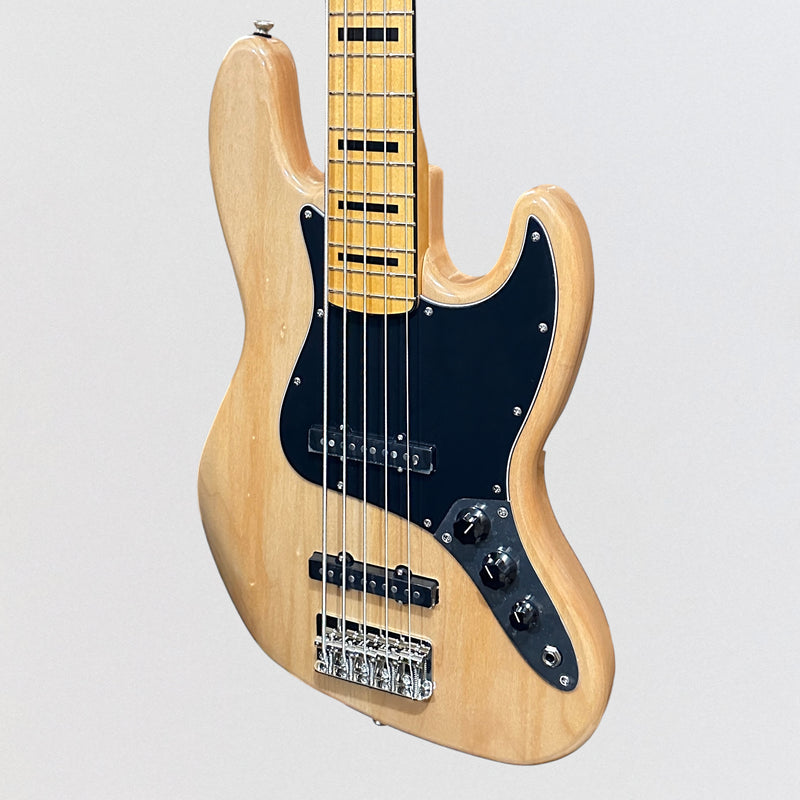 Fender Squier Classic Vibe '70s Jazz 4 String Electric Bass Guitar - Natural
