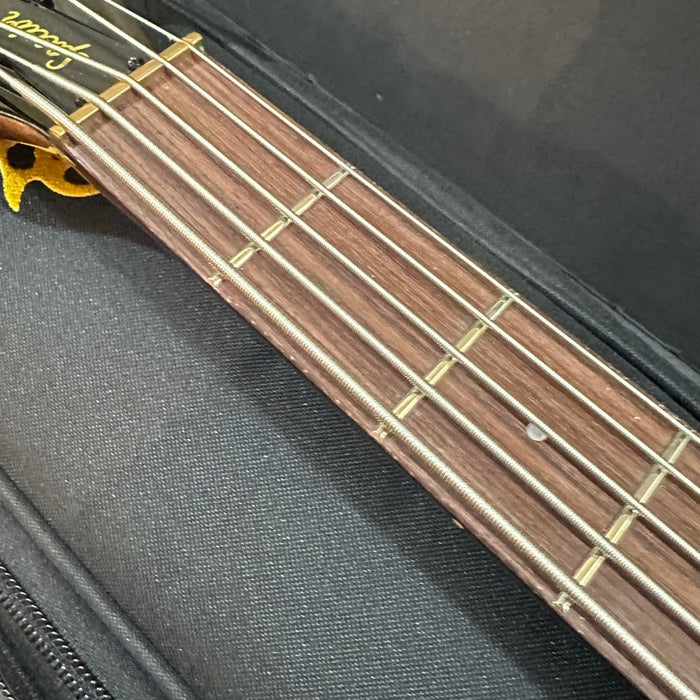 Spector NS Ethos 5 String Electric Bass Guitar w/ Bag - Super Faded Black Gloss