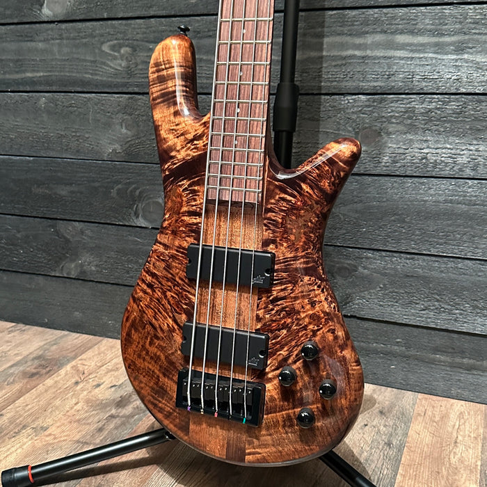 Spector NS Ethos 5 String Electric Bass Guitar w/ Bag - Super Faded Black Gloss