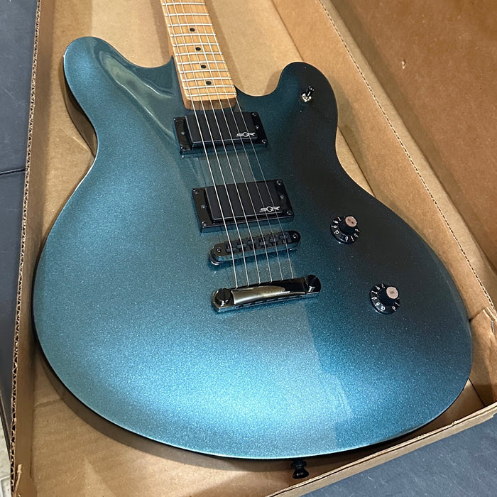 Fender Squier Contemporary Active Starcaster Semi Hollow body Electric Guitar - Gunmetal Metallic