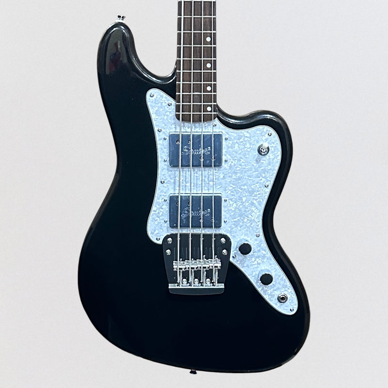 Fender Squier Paranormal Rascal HH 4 String Electric Bass Guitar - Black